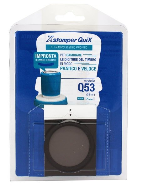 Impronta ed etichetta XStamper - Timbro Q53