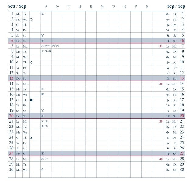 Agenda tascabile mensile 12 mesi - a fisarmonica - 2027 - 7x13,6 cm - nero