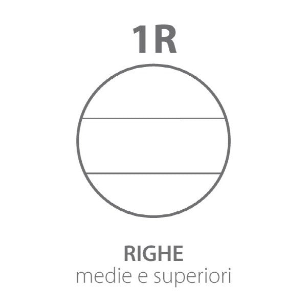 Maxiquaderni Monocromo Fluo  - Rigatura 1R - Righe medie e superiori - 80 g - copertine assortite