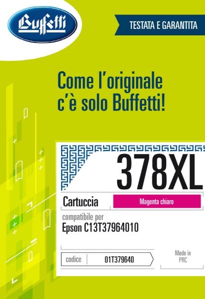 Epson Cartuccia ink jet - Compatibile 378XL T3796 - Magenta CHIARO - 830 pag