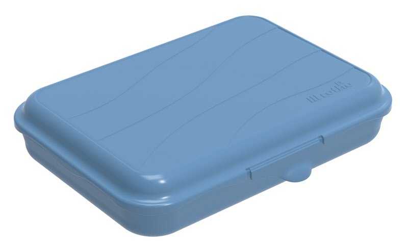 Contenitore con coperchio integrato - Fun Box 0,75L - blu