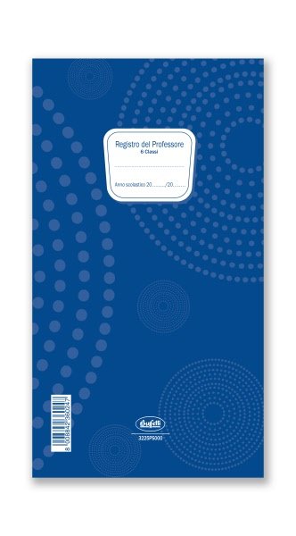 Registro del professore a 10 classi - 140 pagine - 31x17 cm