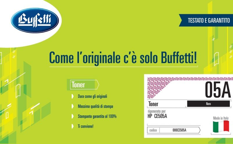 Toner HP - Compatibile Rigenerato 05A CE505A - Nero - 2.300 pag