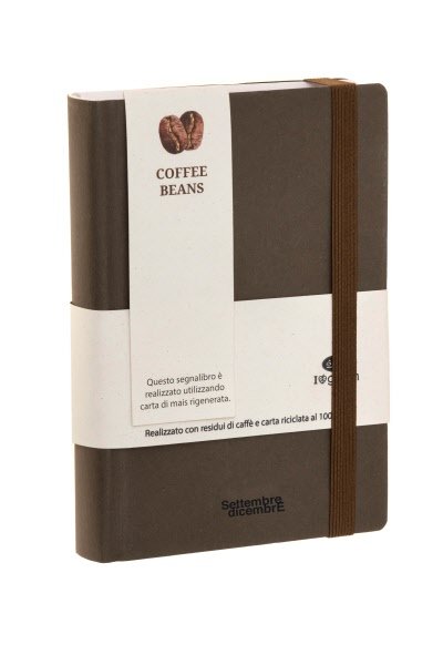 Agenda Accademica 16 mesi settembre-dicembre - tracciato misto giornaliera/settimanale in carta ecologica - interno  fisso -  2026/2027 - 11x16,5 cm - elastico di chiusura - caffè