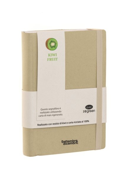 Agenda Accademica 16 mesi settembre-dicembre - tracciato misto giornaliera/settimanale in carta ecologica - interno fisso -  2026/2027 - 11x16,5 cm - elastico di chiusura - kiwi