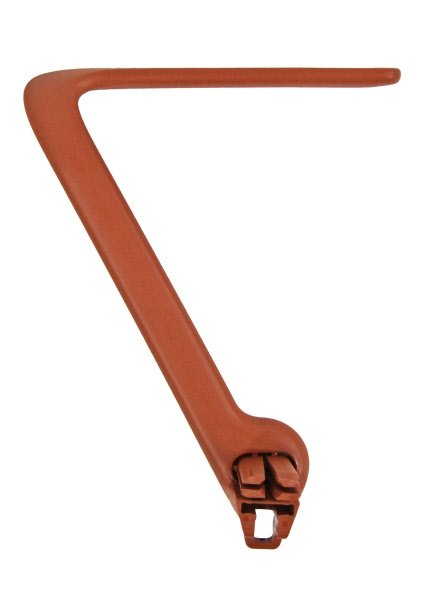 Coppia braccioli per sedia BIRD terra cotta