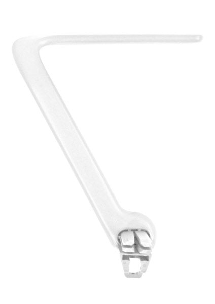 Coppia braccioli per sedia BIRD bianco