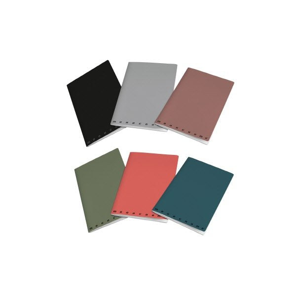 Maxiquaderni Monocromo Plus - Rigatura 1R - Righe medie e superiori - 80 g - copertine assortite