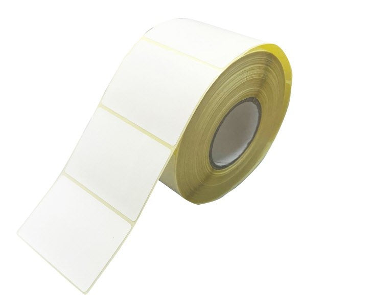 Rotolo da 1.000 etichette in carta adesive permanenti - f.to 58x43 mm - 1 pista