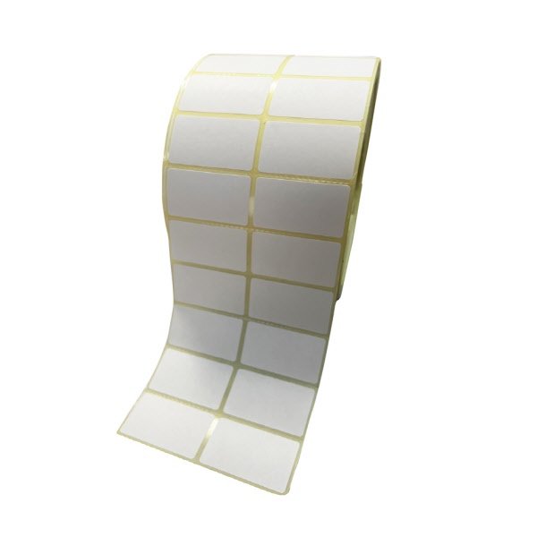 Rotolo da 5.000 etichette termiche adesive removibili - f.to 40x21 mm - 2 piste