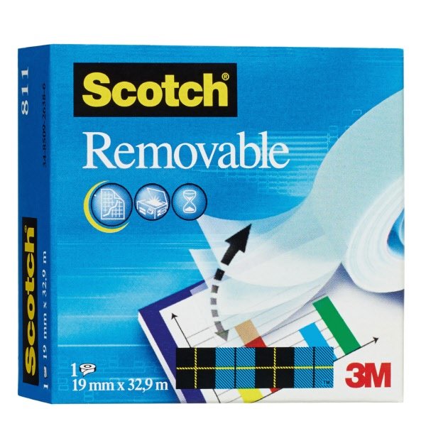Nastro adesivo Scotch® Magic¿ 811 - 19 mm x 33 m