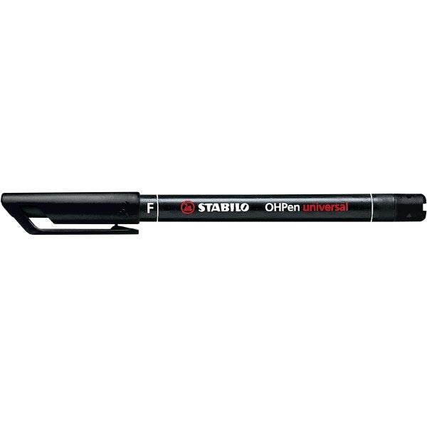 Marcatore permanente OHPen Universal - nero - fine - Tratto 0,7 mm