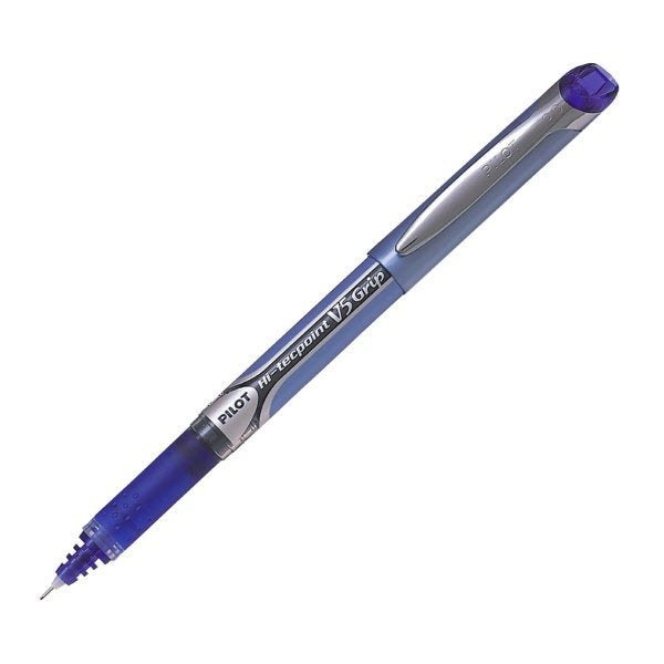 Roller V5 Grip - blu - Tratto super fine